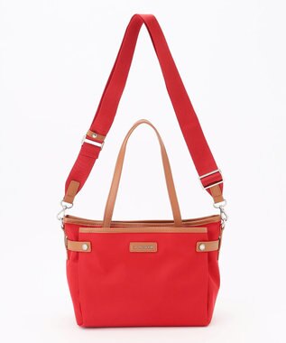 LA BAGAGERIE 【撥水ナイロン】ベーシック2WAYミニトート レッド