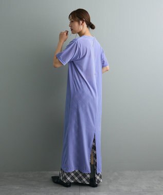 CRAFT STANDARD BOUTIQUE ベロアハーフスリーブワンピース Brown