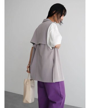 Green Parks ・ＥＬＥＮＣＡＲＥ　ＤＵＥ　バックスリットテーラーベスト Gray