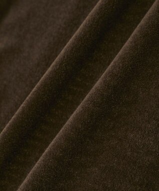 CRAFT STANDARD BOUTIQUE ベロアハーフスリーブワンピース Brown