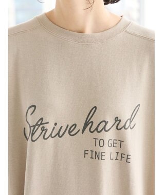 CRAFT STANDARD BOUTIQUE 10/- ヴィンテージフレンチスリーブワンピース Beige