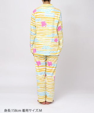 tsumori chisato SLEEP ツモリチサト パジャマ 綿100%(本体) スムース素材 長袖 長ズボン レディース UDX597 /ワコール イエロー