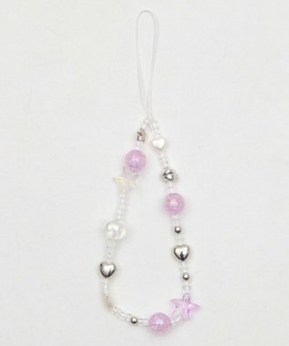 WEGO ビーズストラップキーホルダーG 柄3