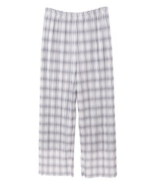 Green Parks セルフカットウェーブプリーツパンツ Check