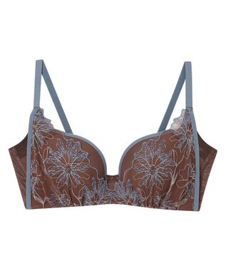 AMPHI 【otona MUSE WEB掲載】 ノンワイヤーブラ 谷間をメイク カップがバストにフィット 【BRAGENIC ブラジェニック ぴたっとフィットタイプ】 BMI257 アンフィ／ワコール