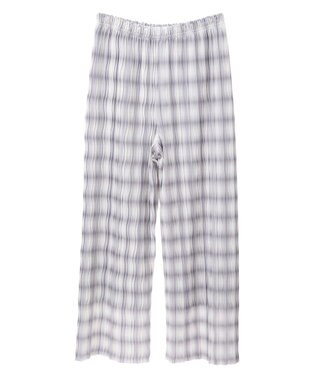 Green Parks セルフカットウェーブプリーツパンツ Check