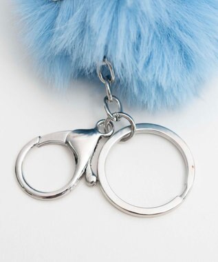 WEGO フワフワモンスターぬいキーホルダー ブルー