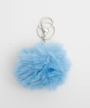 WEGO フワフワモンスターぬいキーホルダー ブルー