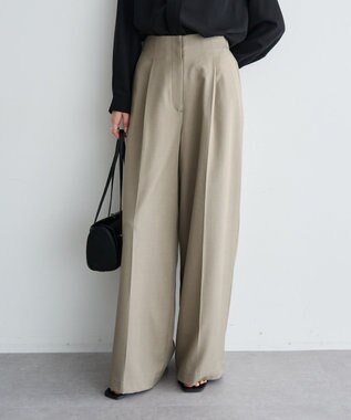 YECCA VECCA タックワイドパンツ