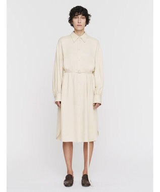 JOSEPH ビスコースツイル　シャツドレス Oat