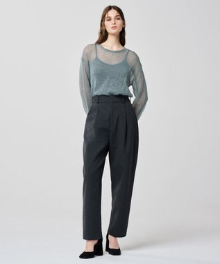 uncrave モヘアニット トップス（uncrave WHITE） アッシュミント