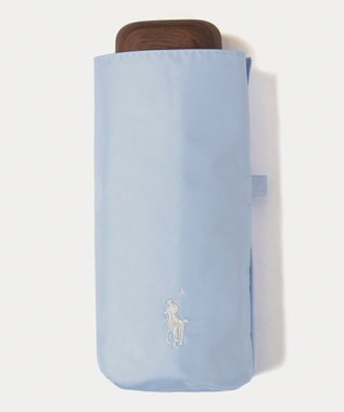 MOONBAT 【WEB限定】POLO RALPH LAUREN(ポロ ラルフローレン) 晴雨兼用日傘 折りたたみ傘 コンパクト PPワンポイント刺繍 一級遮光 遮熱 UV