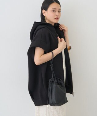 AMERICAN HOLIC ポンチZIPフーディーベスト Ivory