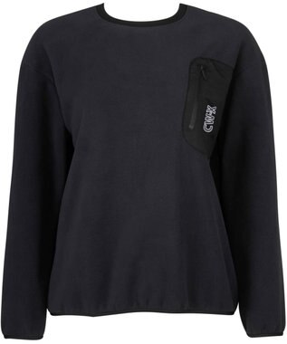 CW-X 【UNISEX】 CW-X プルオーバー 保温(本体) ゆったり設計 長袖 Uネック スポーツ ユニセックス DWR619 /ワコール ブラック
