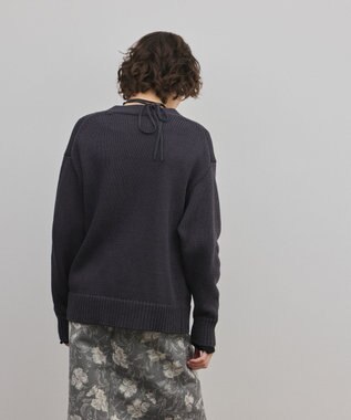 GRACE CONTINENTAL リリヤーンニットカーディガン チャコール