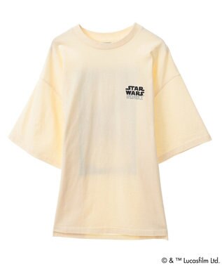 Green Parks ＳＴＡＲ　ＷＡＲＳ／グラフィック半袖ＢＩＧＴＥＥ Cream