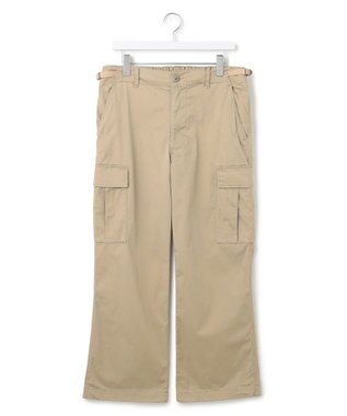 J.PRESS YORK STREET 【UNISEX】サテンストレッチ イージーカーゴパンツ