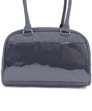 WEGO 【痛バ＆推し活】チャーム付きボストン痛バッグ デニム淡色