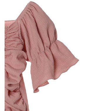 earth music&ecology カットシャーリングプルオーバー Pink