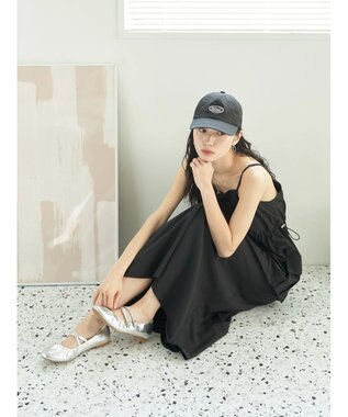 earth music&ecology ストレッチキャミワンピース Black