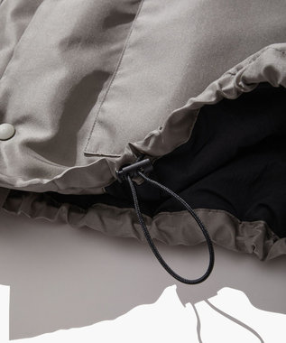 ACRYLIC COATED SILK | パッドスタンドコーチジャケット - UNISEX