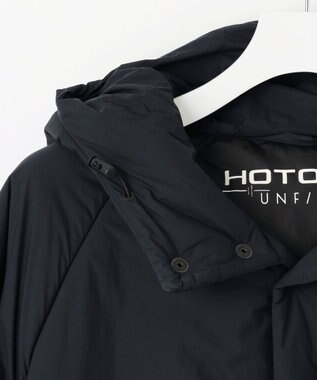 UNFILO 【訳アリ特価】HOTOPIA フーデットコート ブラック系