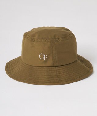 OP／FILA 【Ocean Pacific】日除け付き無地サーフハット カーキ