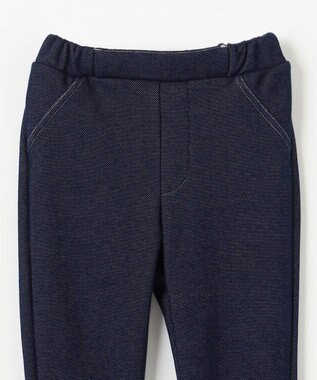 組曲 KIDS 【110-140㎝】裏起毛あったか パンツ ネイビー系