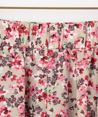 組曲 ニュアージュフラワープリント スカート ピンク系5