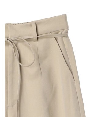 Green Parks デザイン切替カーブパンツ Beige