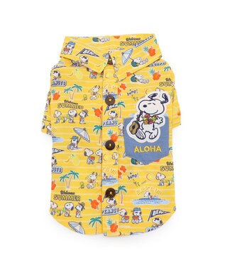 PET PARADISE スヌーピー サマー アロハシャツ 小型犬 イエロー