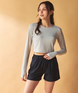 OP／FILA 【Ocean Pacific】カップ付きラッシュガード　水着3点セット