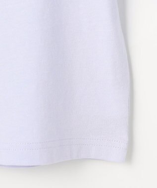 ANY KIDS チュール袖 七分Tシャツ ラベンダー
