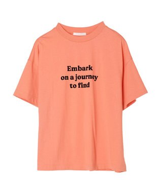 Green Parks ブロックロゴオーバーサイズＴシャツ Pink