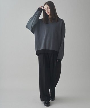 WEGO クリアライトリバーシブルプルオーバー ブラック