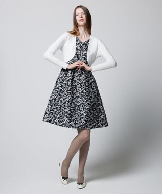 TOCCA 【洗える】PONPON MUM ドレス ブラック系