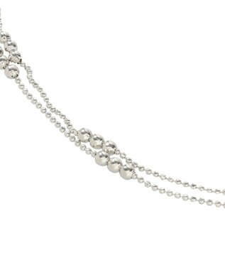 Green Parks スリードットチェーンネックレス Silver