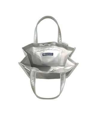 ROOTOTE 1032【木繊維軽量素材】EU.スクエア.メタリック-A 01：シルバー