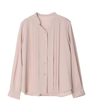 earth music&ecology タックブラウス Pink