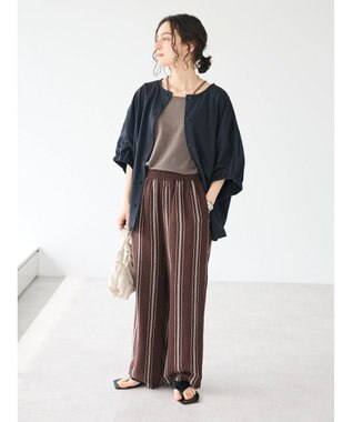 CRAFT STANDARD BOUTIQUE 前後2WAYスクエアデザインタンクトップ Charcoal Gray