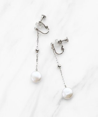 TOCCA LUNAE COIN PEAR EARRINGS イヤリング シルバー系