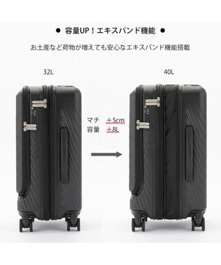 ACE BAGS & LUGGAGE 【雑誌掲載】 W&.Day/Night ピーロ スーツケース 機内持ち込みサイズ 32L 05421 ダブルアンドデイナイト ブラック