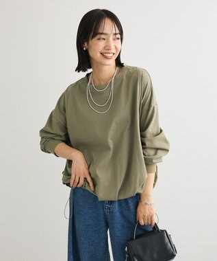 Green Parks バルーンドッキングプルオーバー Khaki