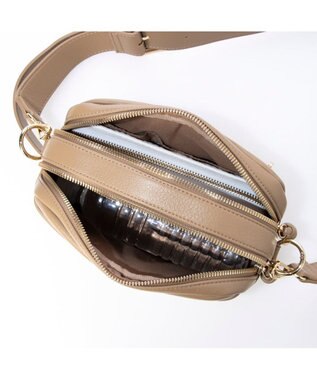 UNBILLION カシュカシュ cachecache / 2ショルダー付ボックスショルダー オーク