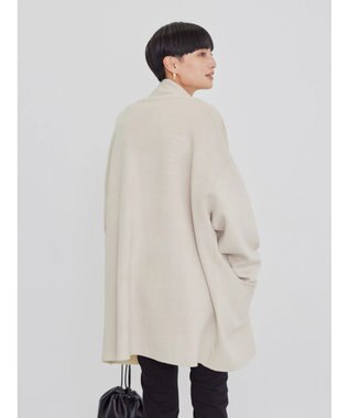 AMERICAN HOLIC バイカラーニットコーディガン Gray Beige