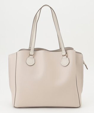 ANY サイドスリットソフトトートバッグ ライトグレー