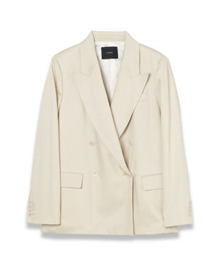 JOSEPH ソフトビスコーステーラリング　ダブルブレステッドジャケット Quail