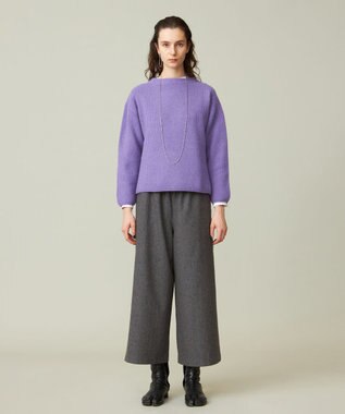 J.PRESS YORK STREET 【WOMEN】ワイドパンツ グレー系