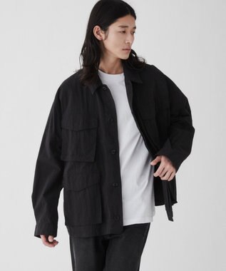WEGO 【ユニセックス着用ITEM】ファティーグジャケット ブラック
