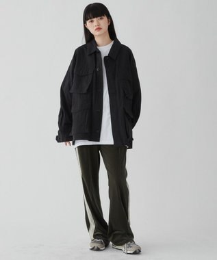 WEGO 【ユニセックス着用ITEM】ファティーグジャケット ブラック